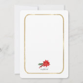 Stiefel und Bubbly Weihnachtsdusche Einladung Cust (Rückseite)