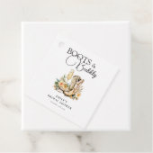 Stiefel und Bubbly Western Brautparty Geschenkanhänger (Beispiel)