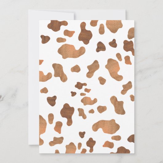 Stiefel und Bubbly Western Rodeo Brautparty Einladung (Rückseite)