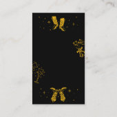 Stiefel und Champagner-Brautparty Begleitkarte (Rückseite)