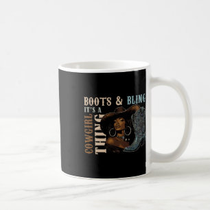 Stiefel und Glamour, es ist Cowgirl-Ding Western C Kaffeetasse
