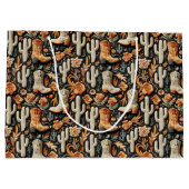 Stiefel und Kakteen Große Geschenktüte (Rückseite)