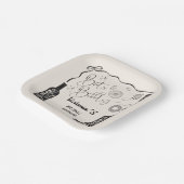 Stiefel und knackig Champagner Western Brautparty Pappteller (Gewinkelt)