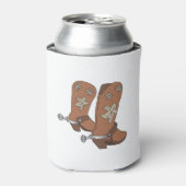 Stiefel und Sporen Dosenkühler (Kanne Vorderseite)