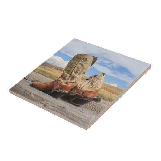 Stiefel und Sporen Fliese (Seite)