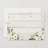 Stiefel und unglaublich rustikale Dankeschön-Karte Dankeskarte (Rückseite)