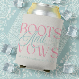 Stiefel und Vows - Western Junggeselinnen-Abschied Dosenkühler