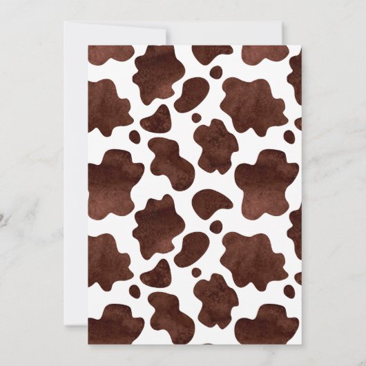 Stiefel und Western-Kugellagerbüro Einladung (Rückseite)