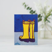 Stiefel von Piliero Postkarte (Stehend Vorderseite)