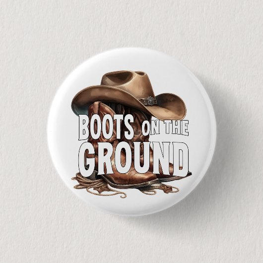 Stiefel vor Ort: Landbewohner Button (Vorderseite)