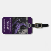 Stiefel zeigt Gepäckanhänger (Vorderseite horizontal)