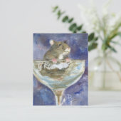 Stiefel Zwerghamster Postkarte (Stehend Vorderseite)