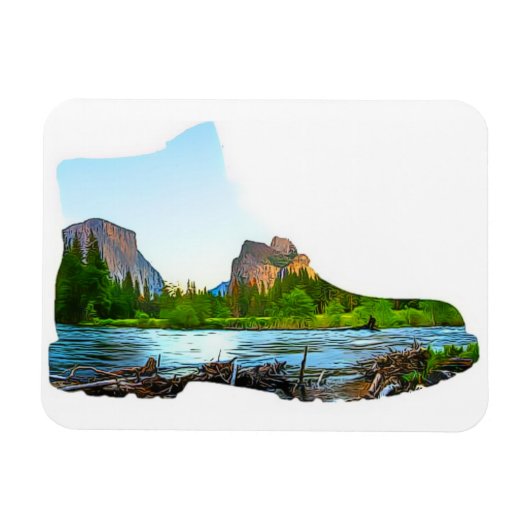 Stiefelansicht Magnet (Horizontal)