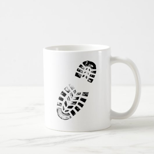 Stiefeldruck Kaffeetasse (Rechts)