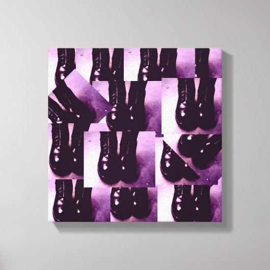 Stiefelgebet Leinwanddruck (Vorderseite)