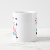 Stiefelkurse Jumbo-Tasse (Vorderseite)