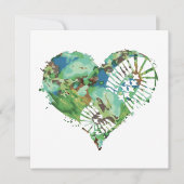 Stiefelmehlherz Einladung (Vorderseite)