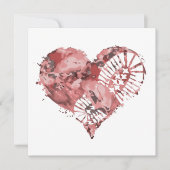 Stiefelmehlherz Einladung (Vorderseite)