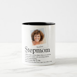 Stiefmutter Bonusmutter Definition Foto Zweifarbige Tasse