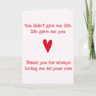 Stiefmutter Der Liebe Karten Zazzle De