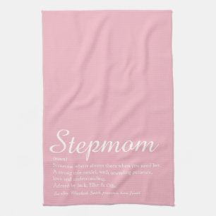 Stiefmutter Definition Pink Geschirrtuch