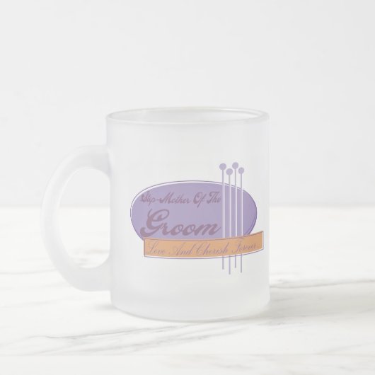 Stiefmutter der Bräutigam-Tasse Mattglastasse (Links)