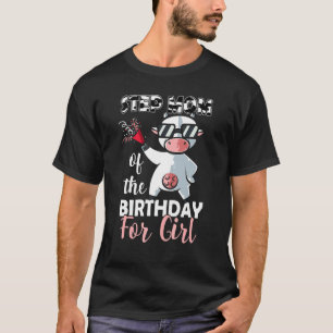 Stiefmutter des Geburtstagsmädchens Familienkuh Er T-Shirt