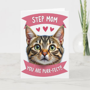 Stiefmutter Du Bist Eine Purrfekte Katzenkarte Karte