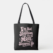 Stiefmutter-Geschenk Die Mutter, Die Eingesprungen Tasche (Rückseite)