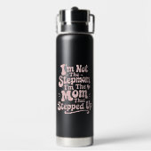 Stiefmutter-Geschenk Die Mutter, Die Eingesprungen Trinkflasche (Hinten)