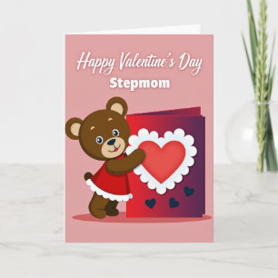 Stiefmutter Valentinstag Herz Karte