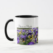 Stiefmütterchen auf Parade Tasse (Links)