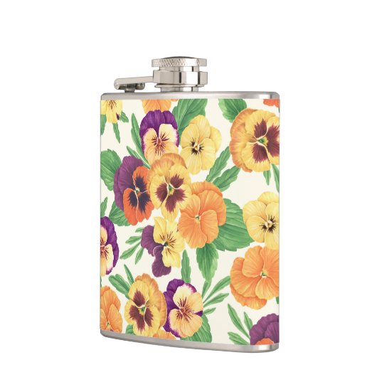 Stiefmütterchen auf weißlich flachmann (Links)