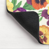 Stiefmütterchen auf weißlich mousepad (Ecke)