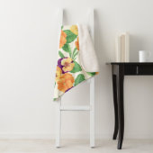 Stiefmütterchen auf weißlich sherpadecke (Beispiel)