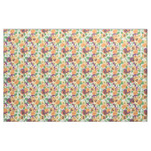 Stiefmütterchen auf weißlich stoff (Fat Quarter (45,7 x 55,9 cm))