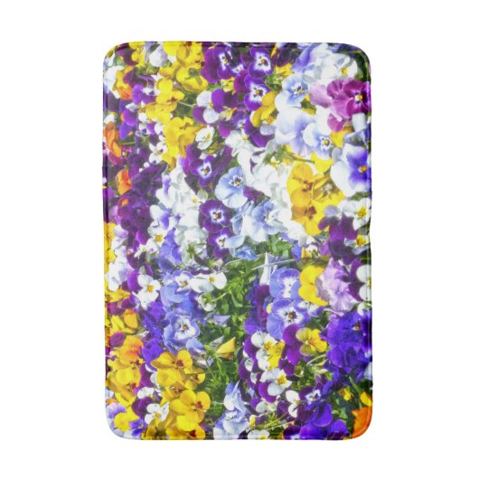 Stiefmütterchen Badematte (Vorderseite Vertikal)