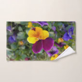 Stiefmütterchen Badhandtuch Set (Handtuch)