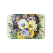 Stiefmütterchen Bath Mat Badematte (Vorderseite)