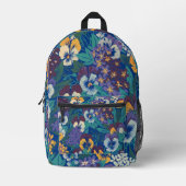 Stiefmütterchen Bedruckter Rucksack (Vorderseite)