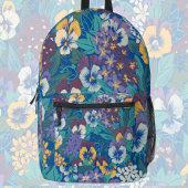 Stiefmütterchen Bedruckter Rucksack