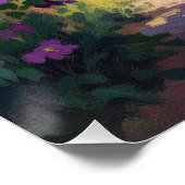 Stiefmütterchen-Blume Poster (Ecke)
