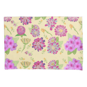 Stiefmütterchen Blumenkoffer Single Standard Pillo Kissenbezug