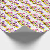 Stiefmütterchen Blumenkohl Blume Pansy Gift Wrap H Geschenkpapier (Ecke)