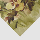 Stiefmütterchen Blumenwasser-Farbtöne Seidenpapier (Detail)