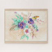 Stiefmütterchen Bouquet Puzzle (Horizontal)