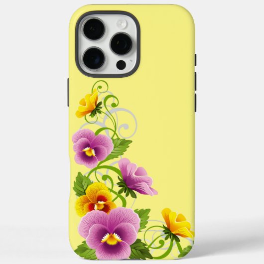 Stiefmütterchen Case-Mate iPhone hülle (Rückseite)