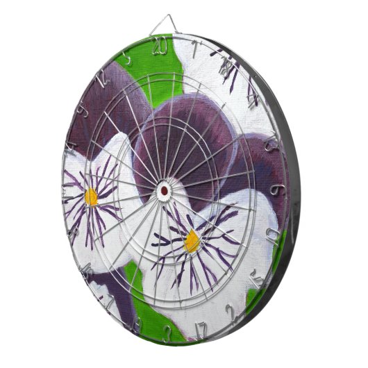 Stiefmütterchen Dartscheibe (Vorderseite rechts)