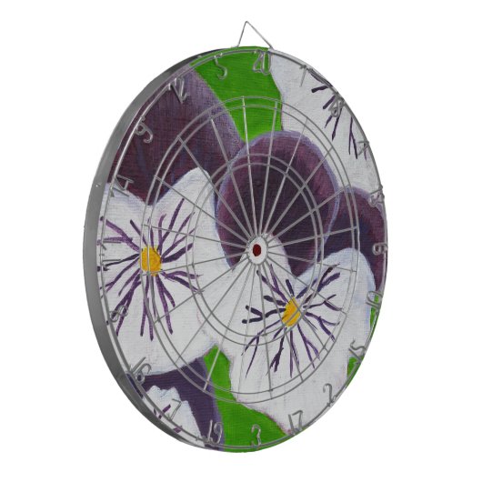 Stiefmütterchen Dartscheibe (Vorderseite Links)