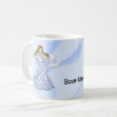 Stiefmütterchen Engel Kaffeetasse (Vorderseite Links)